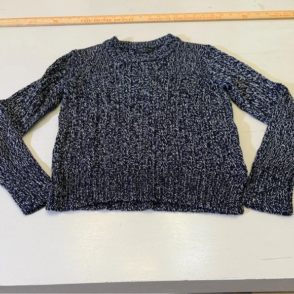Rag & Bone Adira Marled Cable Knit Crewneck Sweater Size XS - Picture 2 of 8